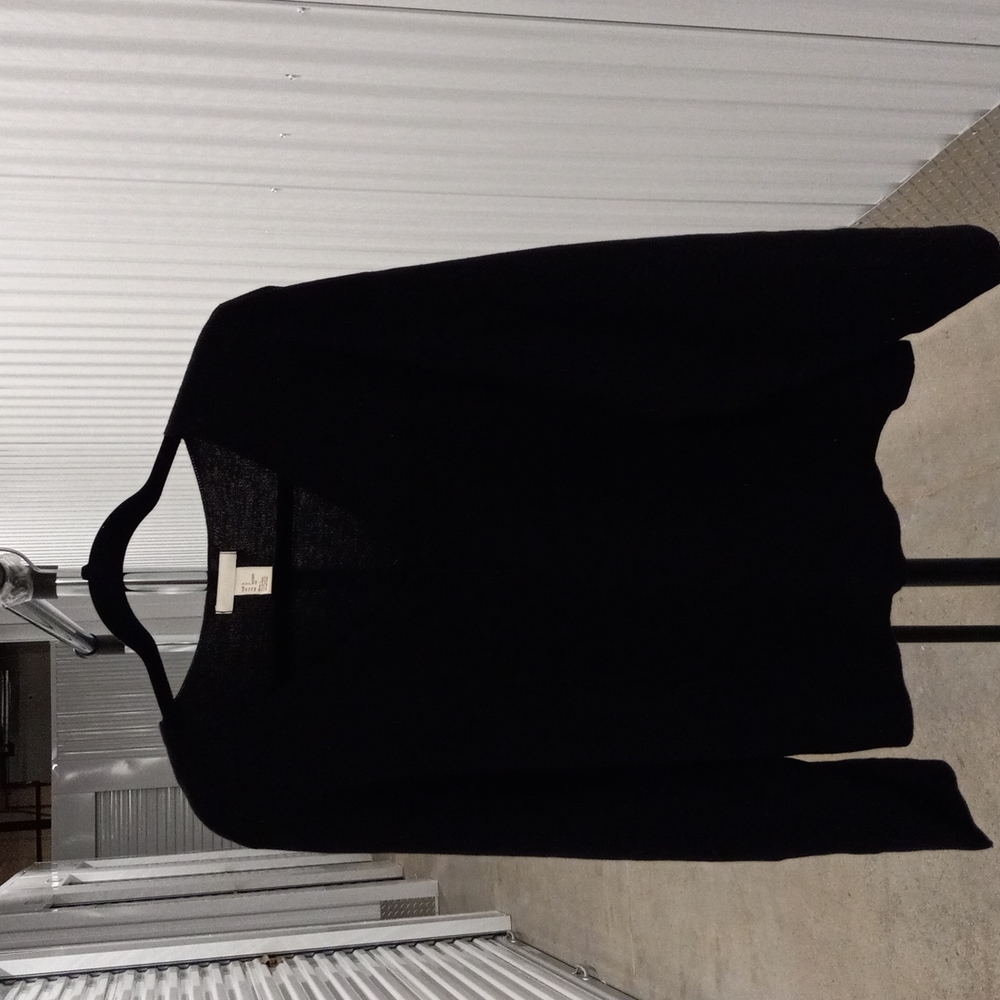 Black long sleeve sweater